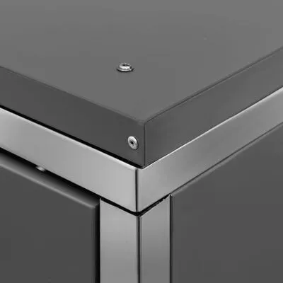 VidaXL Containerberging Enkel 69x77,5x115 Cm Roestvrij Staal - Afbeelding 10