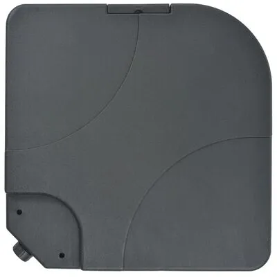 VidaXL Parasol Met Draagbare Voet Taupe - Afbeelding 10