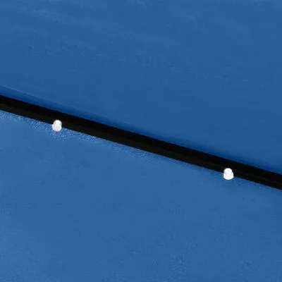 VidaXL Parasol Met LED's En Stalen Paal 2x3 M Azuurblauw - Afbeelding 10