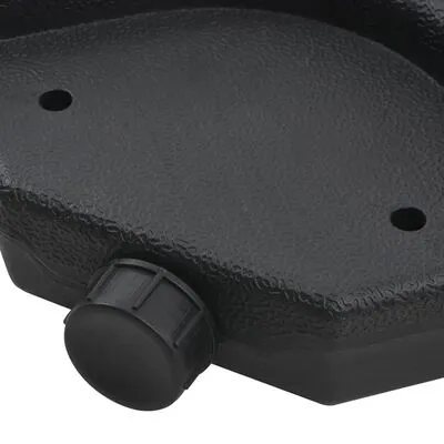 VidaXL Parasol Met Draagbare Voet Taupe - Afbeelding 11