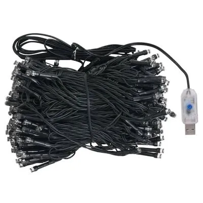 VidaXL Kunstkerstboom Met LED's, Kerstballen En Dennenappels 150 Cm - Afbeelding 12