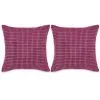 VidaXL Sierkussenset 45x45 Cm Velours Roze 2-delig