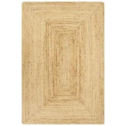 VidaXL Vloerkleed Handgemaakt 80x160 Cm Jute Naturel