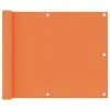 VidaXL Balkonscherm 75x300 Cm Oxford Stof Oranje