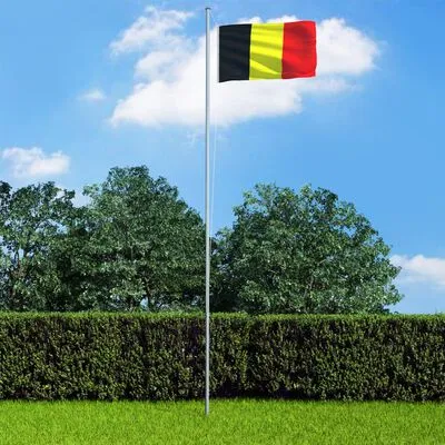 VidaXL Vlag Belgiƫ 90x150 Cm - Afbeelding 2