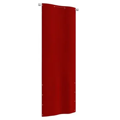 VidaXL Balkonscherm 80x240 Cm Oxford Stof Rood