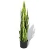 VidaXL Kunst Sanseveria Plant Met Pot 90 Cm Groen