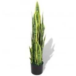 VidaXL Kunst Sanseveria Plant Met Pot 90 Cm Groen