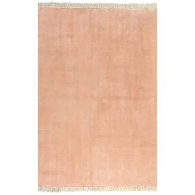 VidaXL Kelim Vloerkleed 120x180 Cm Katoen Roze