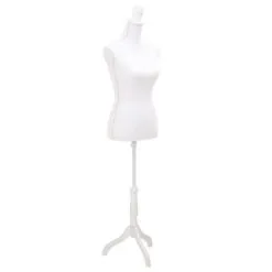 VidaXL Etalagepop Torso Vrouw Wit