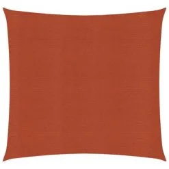 VidaXL Zonnezeil 160 G/m² 2x2 M HDPE Terracottakleurig