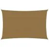 VidaXL Zonnezeil 160 G/m² 2x4 M HDPE Taupe