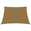 VidaXL Zonnezeil 160 G/m² 3/4x2 M HDPE Taupe