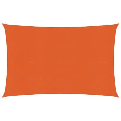 VidaXL Zonnezeil 160 G/m² 2x3,5 M HDPE Oranje