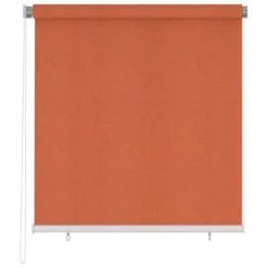 VidaXL Rolgordijn Voor Buiten 140x140 Cm Oranje