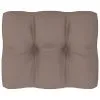 VidaXL Bankkussen Pallet 50x40x10 Cm Taupe