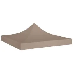 VidaXL Partytentdak 270 G/m² 3x3 M Taupe