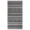 VidaXL Buitenkleed Platgeweven 80x150 Cm Donkergrijs