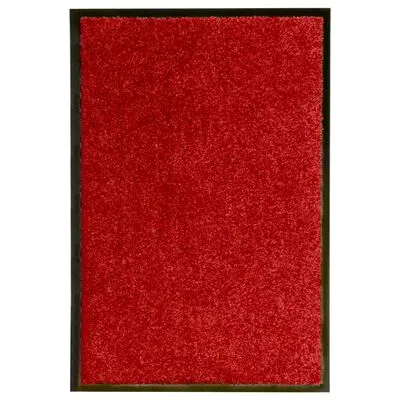 VidaXL Deurmat Wasbaar 40x60 Cm Rood