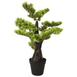 VidaXL Kunstplant Met Pot Cipres Bonsai 60 Cm Groen
