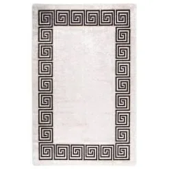 VidaXL Vloerkleed Wasbaar Anti-slip 80x150 Cm Lichtbeige