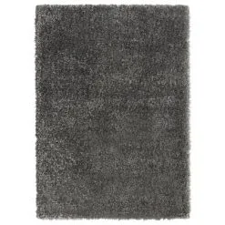 VidaXL Vloerkleed Shaggy Hoogpolig 50 Mm 120x170 Cm Antracietkleurig
