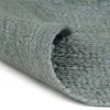 VidaXL Vloerkleed Handgemaakt Rond 180 Cm Jute Olijfgroen