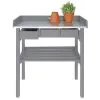 Esschert Design Tuinwerktafel Grijs CF29G