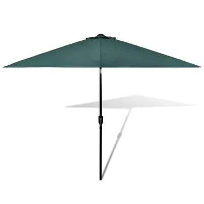 VidaXL Parasol Met Stalen Paal 3 M Groen