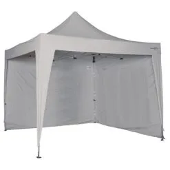 Bo-Camp Zijwand Zonder Raam Voor Partytent Grey 3x2,4 M 4472114