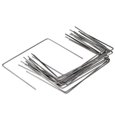 Nature Bevestigingspinnen Voor Anti-worteldoeken 20 St 25x20 Cm Metaal