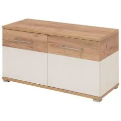 Germania Schoenenkast Topix 96x40x50,4 Cm Wit En Eikenkleurig
