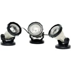 HEISSNER Vijver- En Tuinspotlights 3 St 3 W