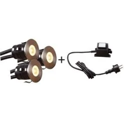 HEISSNER 3-delige Starterspotlightset 1 W
