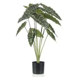 Emerald Kunstplant In Pot Alocasia 80 Cm