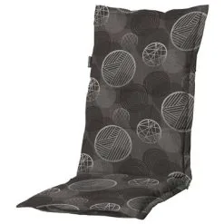 Madison Stoelkussen Met Hoge Rug Circle 123x50 Cm Grijs