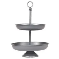 LABEL51 Etagère 26x26x38 Cm Antiekgrijs