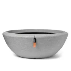 Capi Bloempot Arc Granite Laag 61x25 Cm Ivoorkleurig
