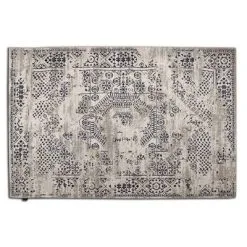 Dutch-lifestyle Dutch Lifestyle Vloerkleed Durban Jahrg 230x160 Cm Grijs En Blauw