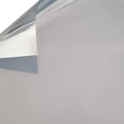 Easyprotec Raamfolie Permanent Spiegelend 90x250 Cm Zilverkleurig