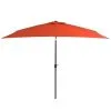 VidaXL Parasol Met Metalen Paal 300x200 Cm Terracotta