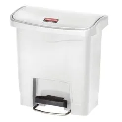 Rubbermaid Pedaalemmer Slim Jim 15 L Wit
