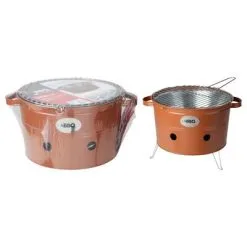 ProGarden Barbecue Emmer Met 2 Handvatten 34,5 Cm Matoranje