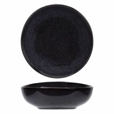 Cosy & Trendy For Professionals Kom Black Granite 4 St Ø21 Cm Zwart