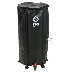 FLO Regenton Inklapbaar 100 L Zwart