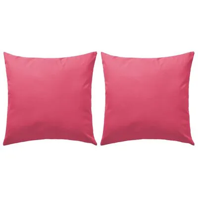 VidaXL Buitenkussens 60x60 Cm Roze 2 St