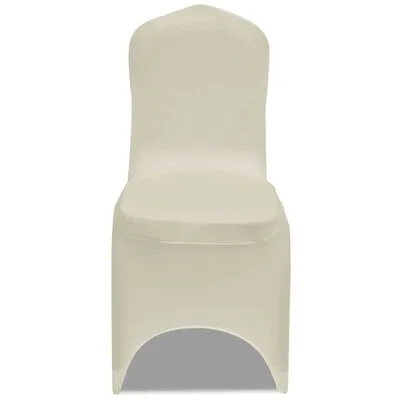 VIDAXL Hoes Voor Stoelen 50 Stuks (creme) - Afbeelding 2