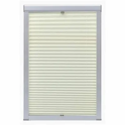 VidaXL Rolgordijn Geplooid Crème S08/608 - Afbeelding 2
