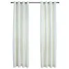 VidaXL Gordijn Verduisterend Met Ringen 2 St 140x225 Cm Fluweel Crème
