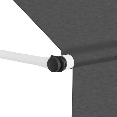 VidaXL Luifel Handmatig Uittrekbaar 150 Cm Antraciet - Afbeelding 2